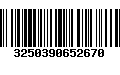 Código de Barras 3250390652670