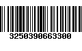 Código de Barras 3250390663300