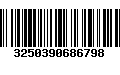 Código de Barras 3250390686798