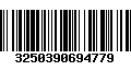 Código de Barras 3250390694779