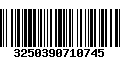 Código de Barras 3250390710745