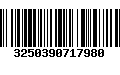 Código de Barras 3250390717980