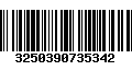 Código de Barras 3250390735342