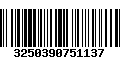 Código de Barras 3250390751137