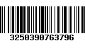 Código de Barras 3250390763796