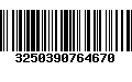 Código de Barras 3250390764670