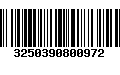 Código de Barras 3250390800972