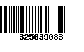 Código de Barras 325039083