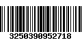 Código de Barras 3250390952718