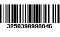 Código de Barras 3250390998846