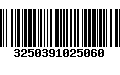 Código de Barras 3250391025060