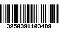 Código de Barras 3250391103409