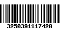 Código de Barras 3250391117420