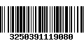 Código de Barras 3250391119080