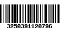 Código de Barras 3250391120796