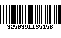 Código de Barras 3250391135158