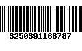 Código de Barras 3250391166787