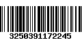 Código de Barras 3250391172245