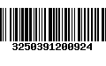 Código de Barras 3250391200924