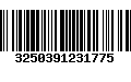 Código de Barras 3250391231775