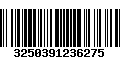 Código de Barras 3250391236275