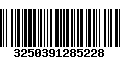 Código de Barras 3250391285228