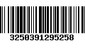 Código de Barras 3250391295258