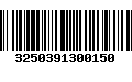 Código de Barras 3250391300150