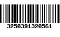 Código de Barras 3250391320561