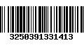 Código de Barras 3250391331413