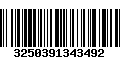 Código de Barras 3250391343492