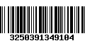 Código de Barras 3250391349104