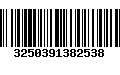 Código de Barras 3250391382538