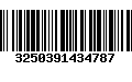 Código de Barras 3250391434787