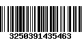 Código de Barras 3250391435463