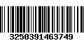 Código de Barras 3250391463749