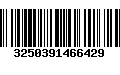 Código de Barras 3250391466429