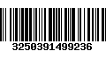 Código de Barras 3250391499236