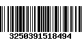 Código de Barras 3250391518494