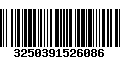 Código de Barras 3250391526086