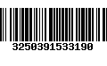 Código de Barras 3250391533190