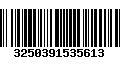 Código de Barras 3250391535613