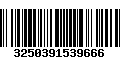 Código de Barras 3250391539666