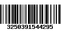 Código de Barras 3250391544295