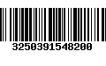 Código de Barras 3250391548200