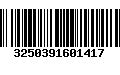 Código de Barras 3250391601417