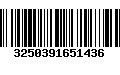 Código de Barras 3250391651436