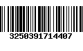 Código de Barras 3250391714407