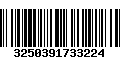 Código de Barras 3250391733224