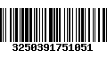 Código de Barras 3250391751051